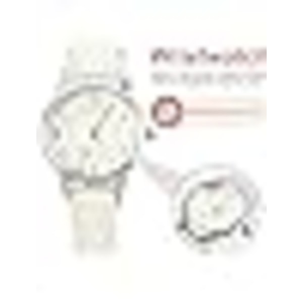 #(White) Multifunctional Girl Watch, Student Quartz Watch#