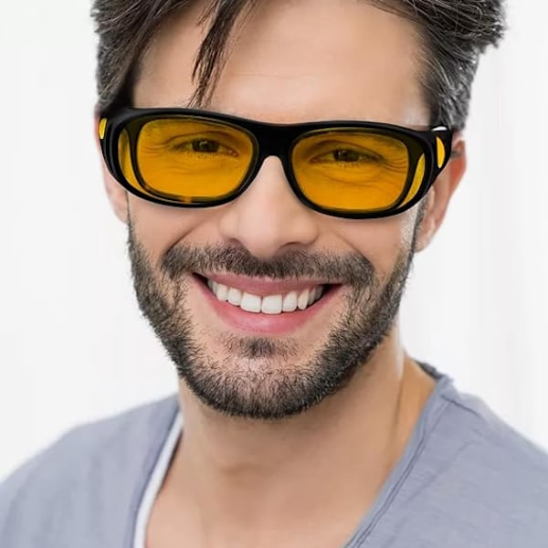 2-pack, Polariserande Nattglasögon (Nattseendeglas), UV 400 Skydd