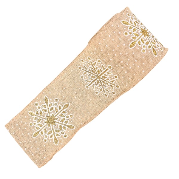 1 rull linnerulle Luktfri klar textur julelement Minimalistisk design förpackningsband för fest KaesiB