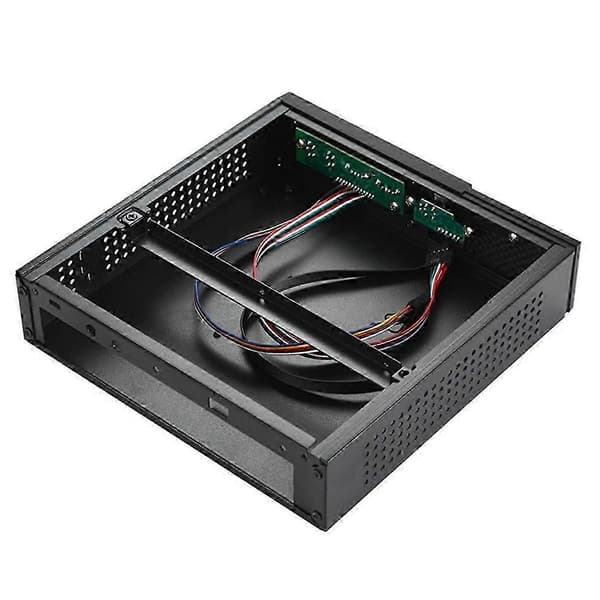 ITX Computer Case TX02 Mini Desktop Case Industrielt Kontrol HTPC Kabinet