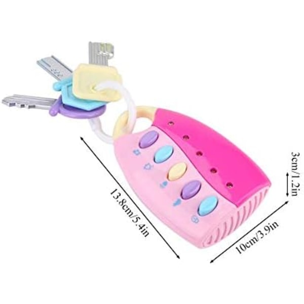 Baby Bilnøkkel - Læringsleketøy - Leke med Lyd og Lys - Educ
