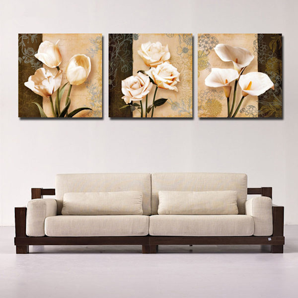 Stue dekorativt maleri - 30*40*3 - Klassisk rose, Hotell r