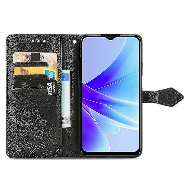Mandala Präglat Läderfodral För Oppo A57s