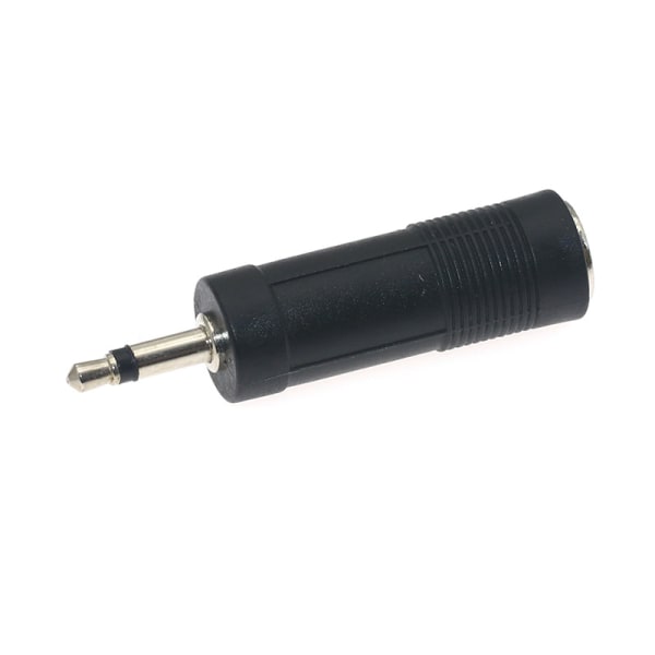 To-core mikrofon adapter 6,5 hun til 3,5 han headset i