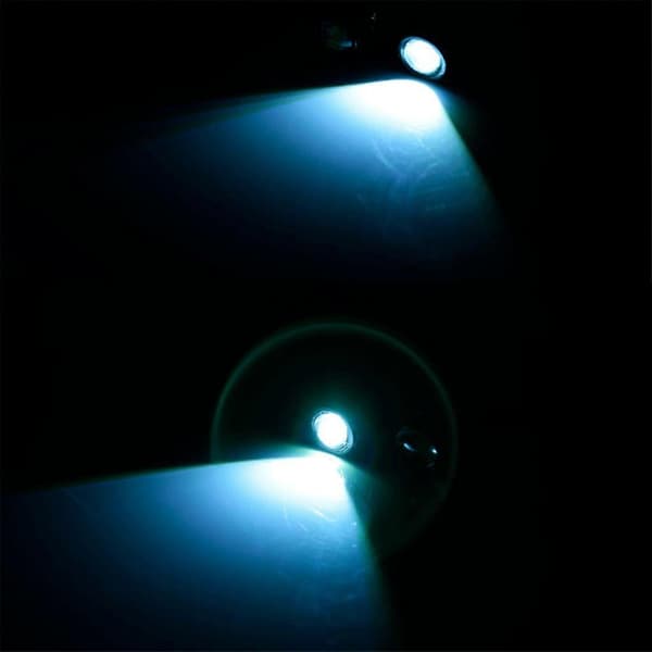 2 stk. lyse motorcykel strobe-lys, bærbar Eagle Eye flash-lys spotlight