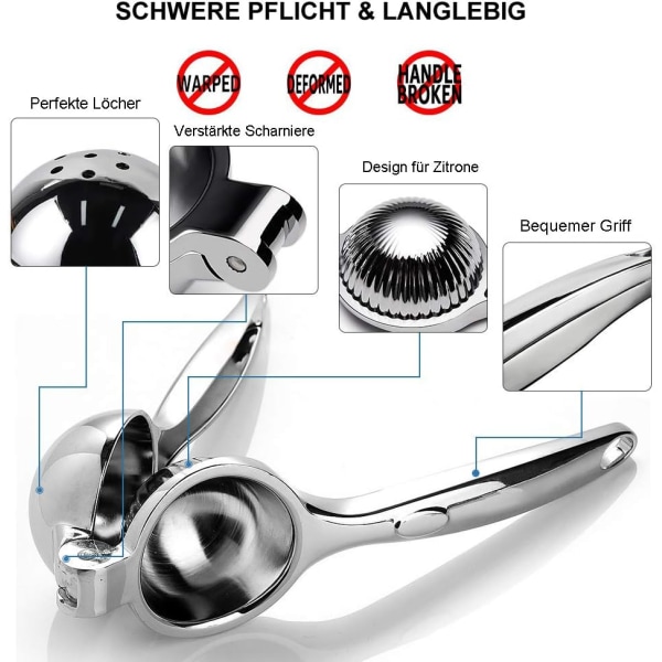 /#/Manuaalinen sitruspuristin Sitruspuristin, tukeva ja korroosionkestävä/#/