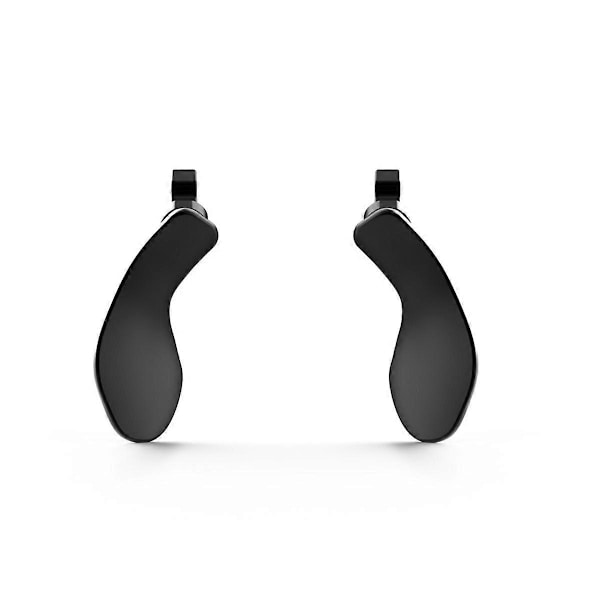 Til Edge Elite Grip Metal Back Keys 4-delt sæt Elite Grip Bærbart tilbehør Trækflapper, Sort