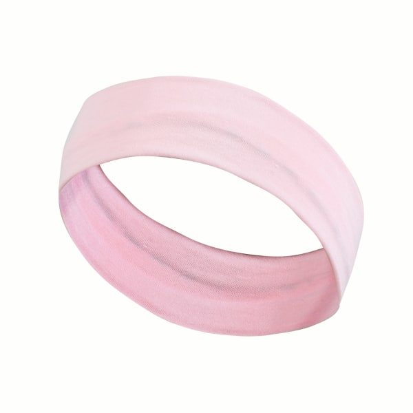 2-delad rosa färg svettband för män och kvinnor - Stretch Moistur