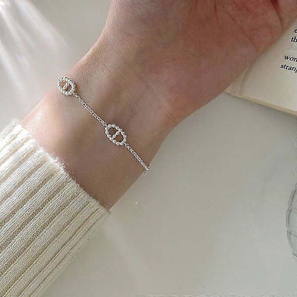 Grisenese-armbånd, S925, armbånd i frisk stil, lett, rent, allsidig