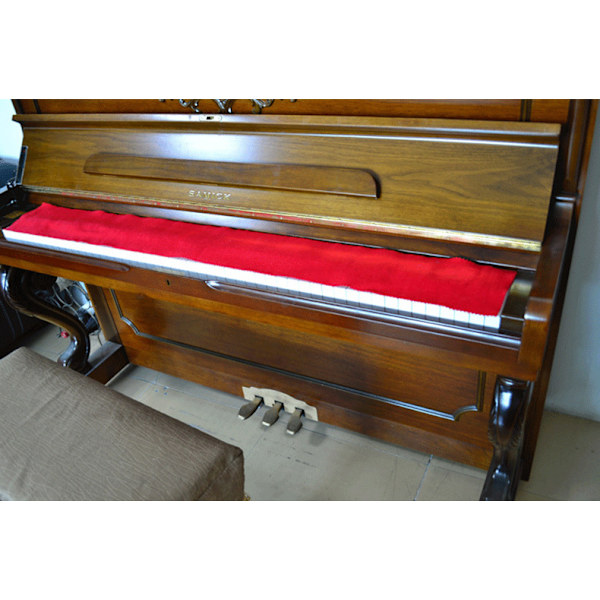 /#/Flexibelt fodral för 88-tangenters pianoklaviatur rött 1 st. för elektroniskt keyboard digitalpiano/#/
