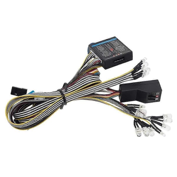 Lyssystem Kit Simuleringskontroll Lys Bremselys RC Bil Lys Kit for 1/10 1/8 Modell RC Bil