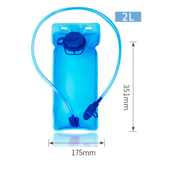 #Ryggsäck för utomhusbruk med dricksblåsa, 2 liter#