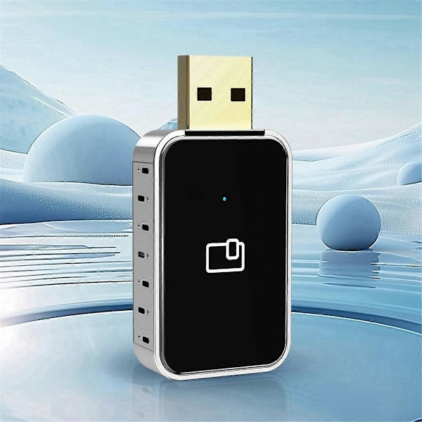 Trådlös AUTO&CARPLAY 2 i 1 Biladapter Röstassistent Trådlös Mini Box Adapter Android 11+ System