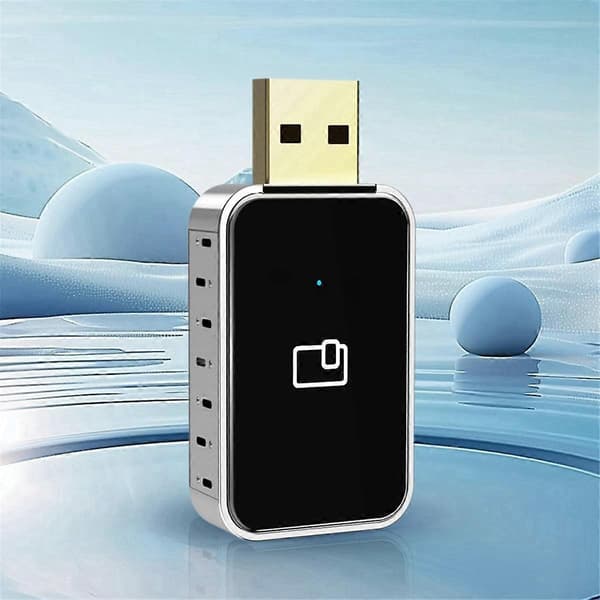 Trådløs AUTO&CARPLAY 2 i 1 Biladapter Stemmeassistent Trådløs Mini Boks Adapter Android 11+ System