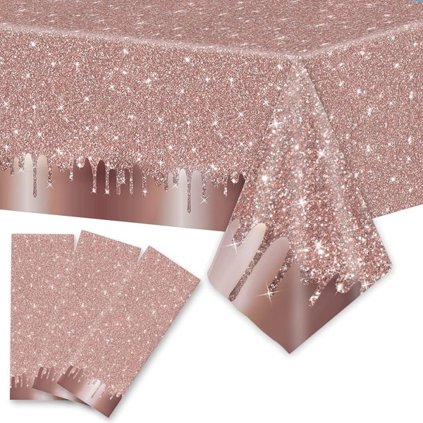 #Sequin Dug - Rektangulær Juledug 137*274cm cm til Fest Bryllup Halloween Dekoration Dug Kun#