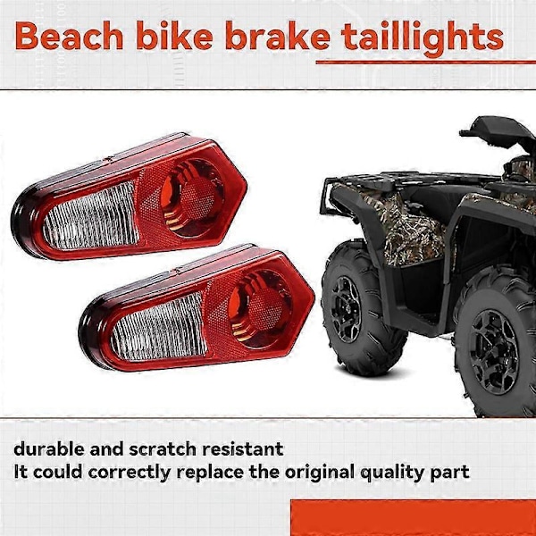 Til Sportsman 500-800 2005-2013 Par af LED ATV Bremselys Baglygter