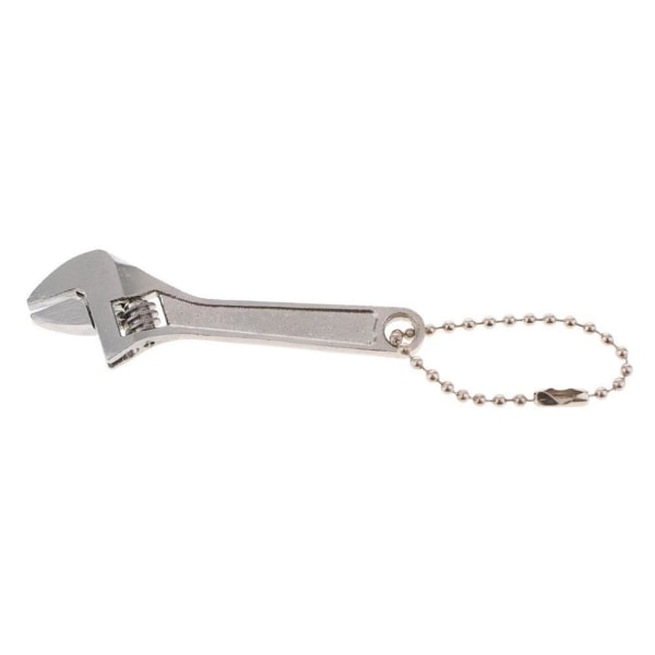 1 Svart 100mm Mini Justerbar Metallnyckel för Reparation