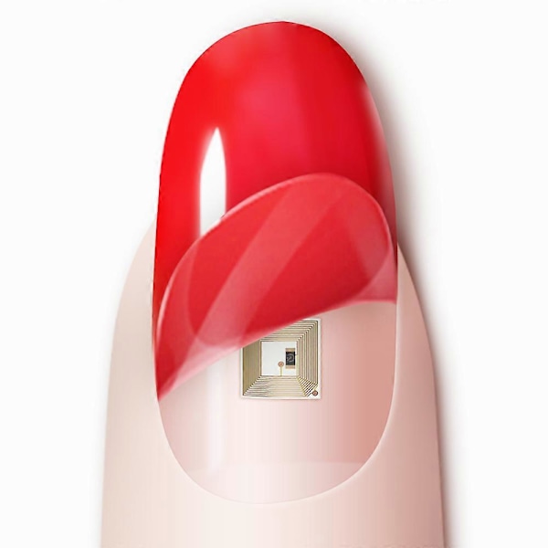 Mikro GPS Sporing NFC IC Chip Helseenhet Tracker Smart Negle Chip