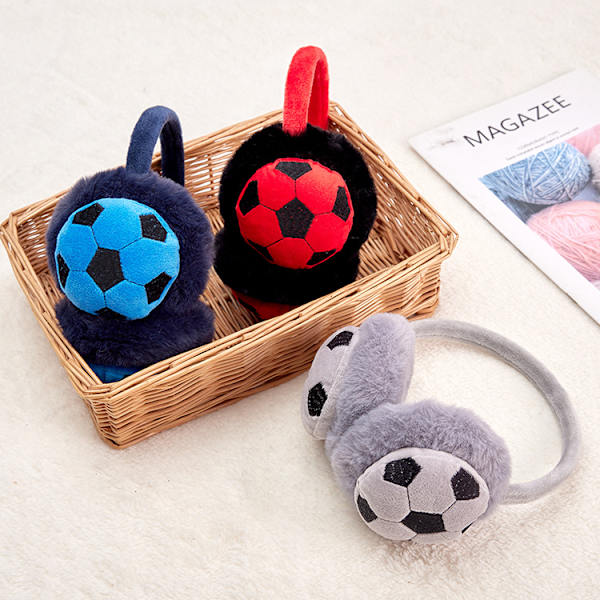 #Valkoiset talviset lämpimät plushiset lasten korvanlämmittimet#