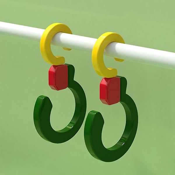 Krok Hängare Multipurpose Vridbar Vikbar - 2-pack, Plast