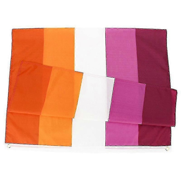 1 kpl 90x150cm Auringonlaskun Lesbo Pride -lippu Lippu Banner Hfmqv