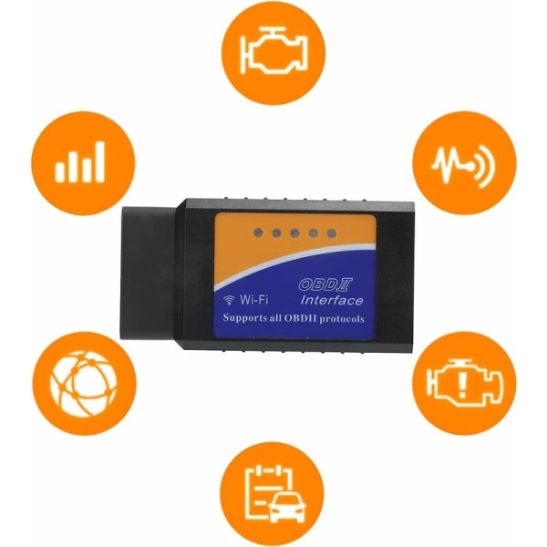 WIFI OBD2 Bilscanner OBD 2 OBD ii Scanner Adapter Professionel C