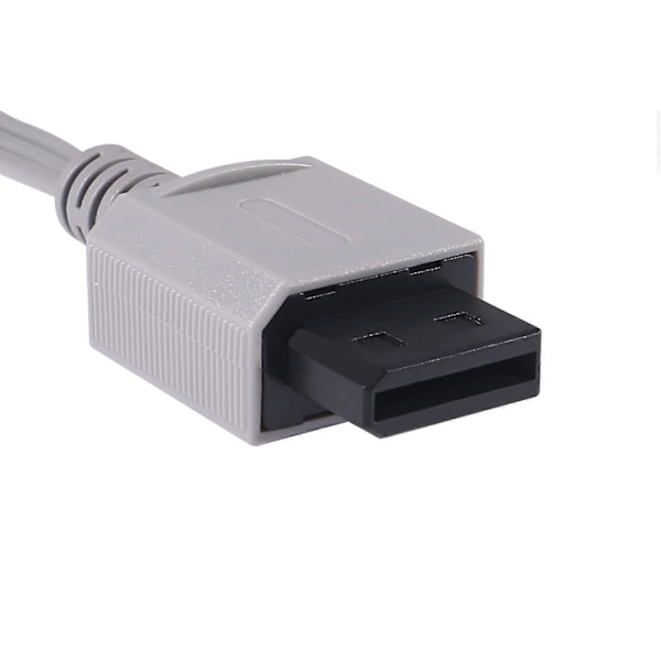 AV-kabel til Wii Wii U, Audio Video AV-kabelledning til Nintendo Wii og Wii U, 1,8M/6FT, Kompatibel med fjernsyn