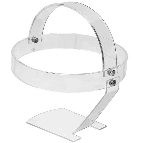 Akryl Hattställ Peruk Display Rack Klar Akryl Hatthållare Perukställ för Butik