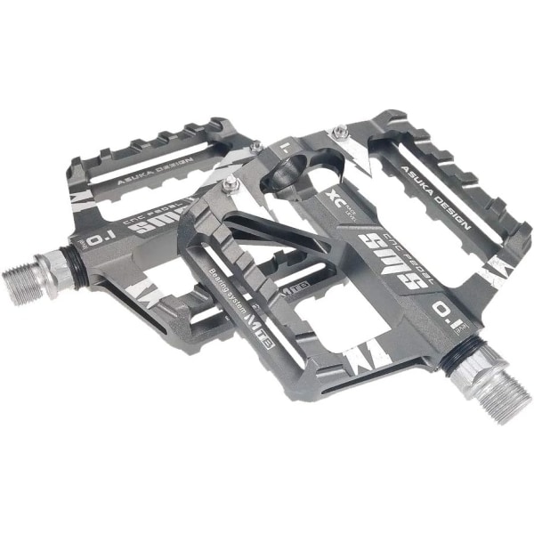 /#/Sykkelpedal 9/16 tommer MTB landeveissykkelpedal i aluminiumlegering uten sl/#/