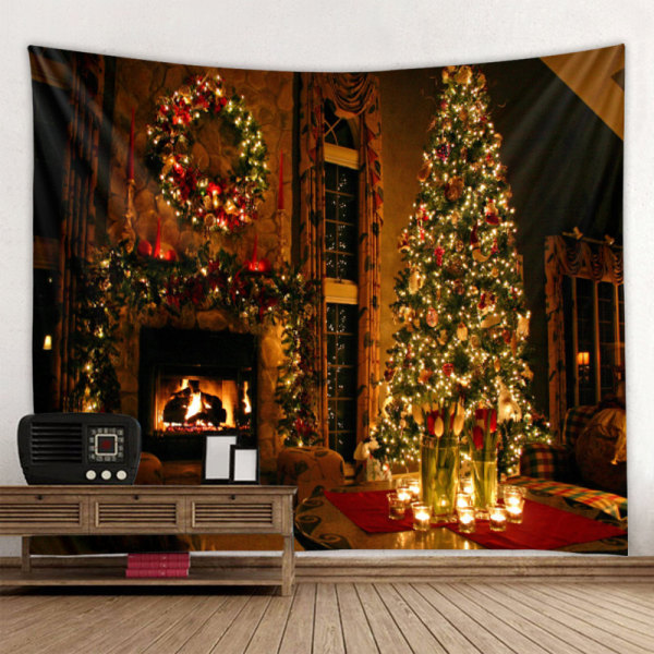 /#/90cm*60cm，Christmas Decoration Background Fabric Tapestry/#/