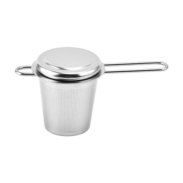 /#/Teinfuser, 304 rustfritt stål tesil med lokk og folda/#/