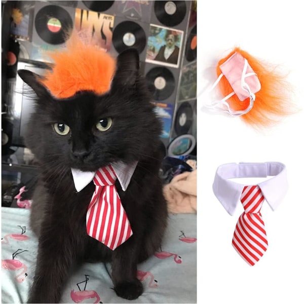 *Halloween husdjurstillbehör peruk samling justerbar katt dekoration (*