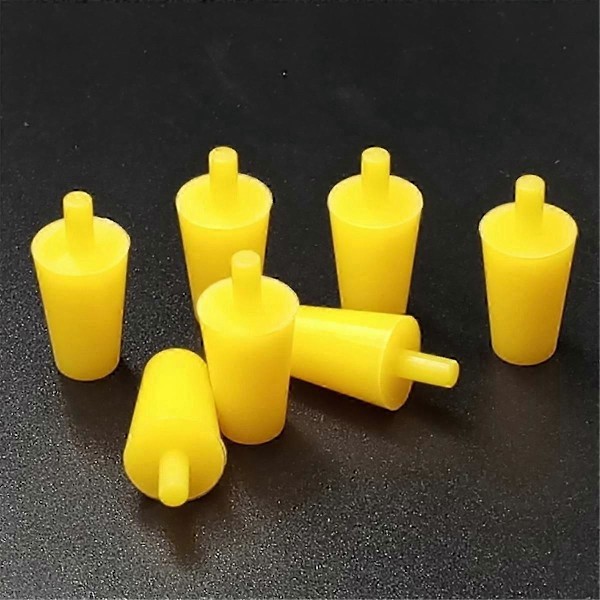 100 stk. Silikon Gummi Koniske Plugger Sortimentssett for Maskering av Hull Under Pulverlakkering, Maling, Hydro Dipping