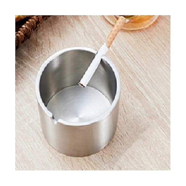 Vindtät Askkopp Bil Askkopp Auto Fordons Askkopp Hållare Dekor Silver 8.8x6.3cm