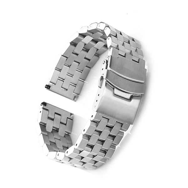 /#/Rostfritt Stål Klockarmband Metall Mesh Klockarmband för Män Kvinnor Metall Klockarmband 20mm Silver/#/