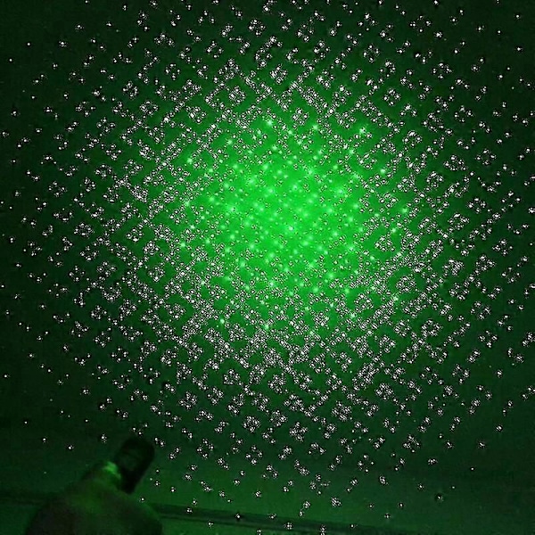 Kraftfuld Pointer 10000m 532nm Høj Pointer, Gypsophila Usb Lommelygte Pointer Underhold Kat Po