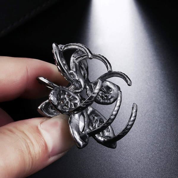 #Hårklips Stilfulde rhinestones, sommerfugl design, 3 styk.#