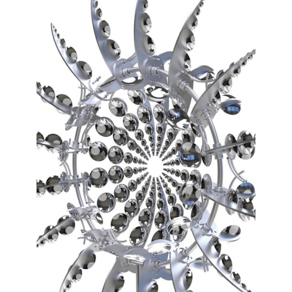#Tuulikello Metalli Tuulimylly 3D Metalli Aurinko Tuulipyörittäjä#