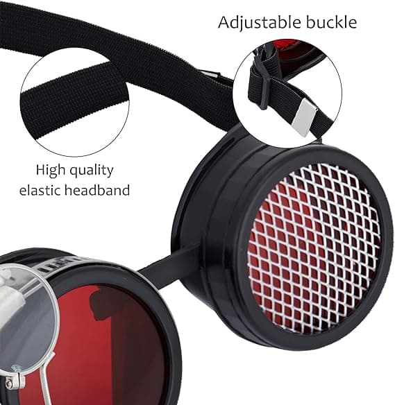 /#/Steampunk Goggles Rave Glasses Cosplay Goggles Steampunk/#/