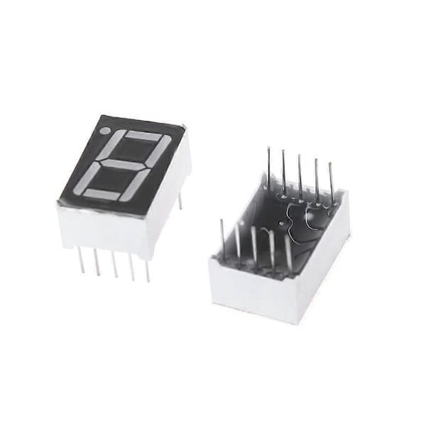 10 st 0,56 tum 7 Segment 1 Digital LED-display Röd Gemensam Katod Digitalrör
