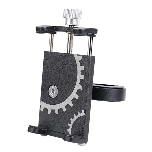 (svart) Universal Justerbar Sykkeltelefonholder Montering GPS Brakett