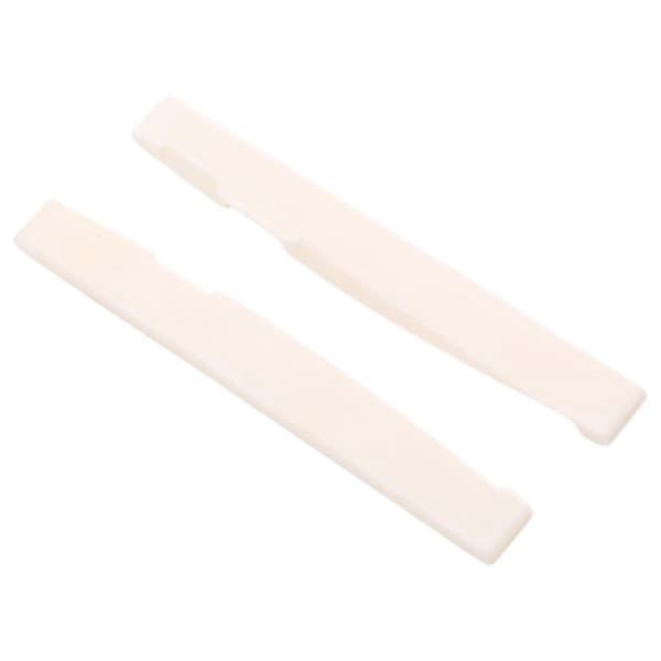 6-strängad akustisk benstall gitarr med slitsad sadel, gitarrdelar (2-pack)