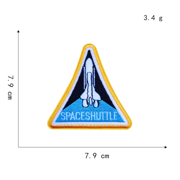 NASA 100. rumfærge Military Mission Logo Iron-On Patches 9