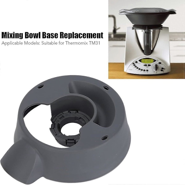 Hovedpande Base til Thermomix T31, Thermomix Tilbehør Kop Ring Base Ring Møtrik Base med Sikker Lås Holdbart Thermomix Blender Tilbehør Blender Del