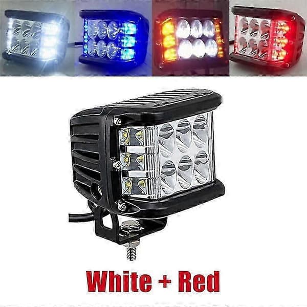 Auto Trippel Sidebelyst Arbeidslys Kuppellys Blinkende Lys Frontlykt Spotlight Strobelys LE