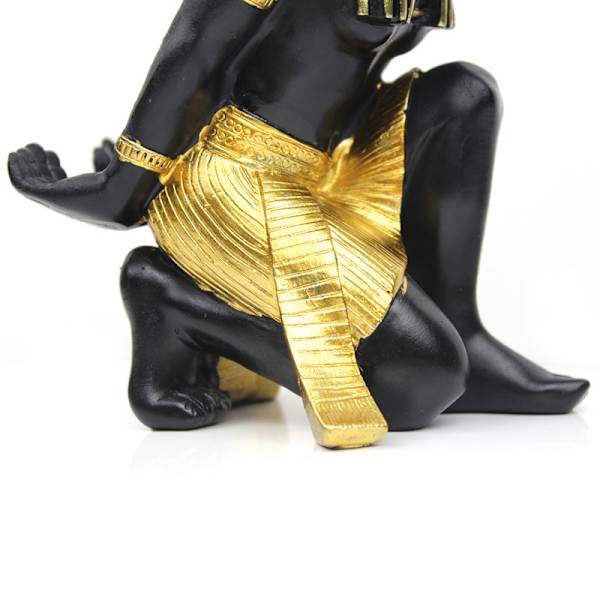 Gud Vinholder Antikk Egyptisk Guddom Vinflaske Stativ Stativ