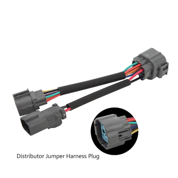 Obd1 til Obd2 10 Pin Fordeler Adapter Jumper Ledningsnet Stik til Civic 1996 til 1998