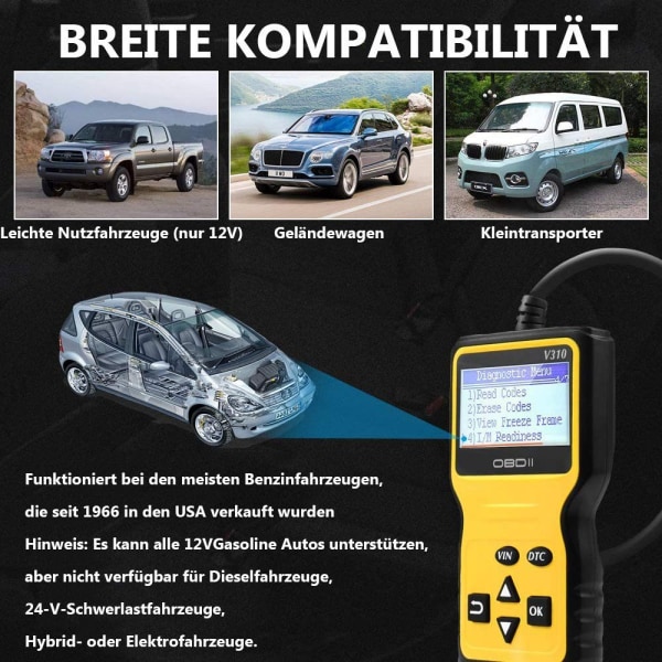 #OBD2 diagnostiska enheter fordon felkodläsare multifunktionell skanner#