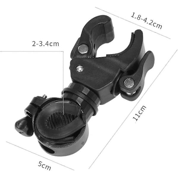 Rullestol Gåstokkholder, praktisk stokkeholder, multifunksjonell krykkeholder for rullestoler, elektriske scootere, 1 stk svart