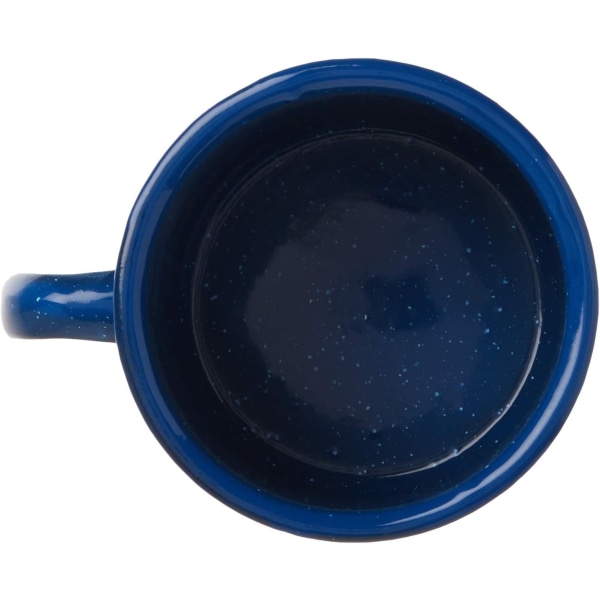 12 ounce emaljeret kaffekop (blå)